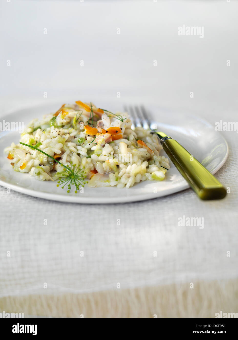Risotto with vegetables Stock Photo - Alamy