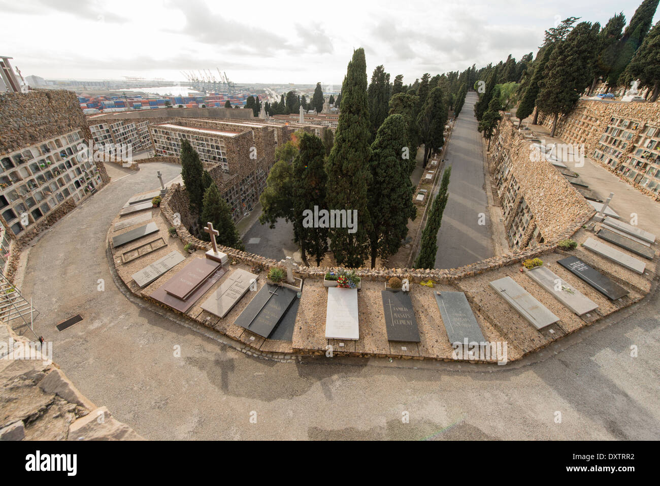Tombs and ground burials, Spain Stock Photo Alamy