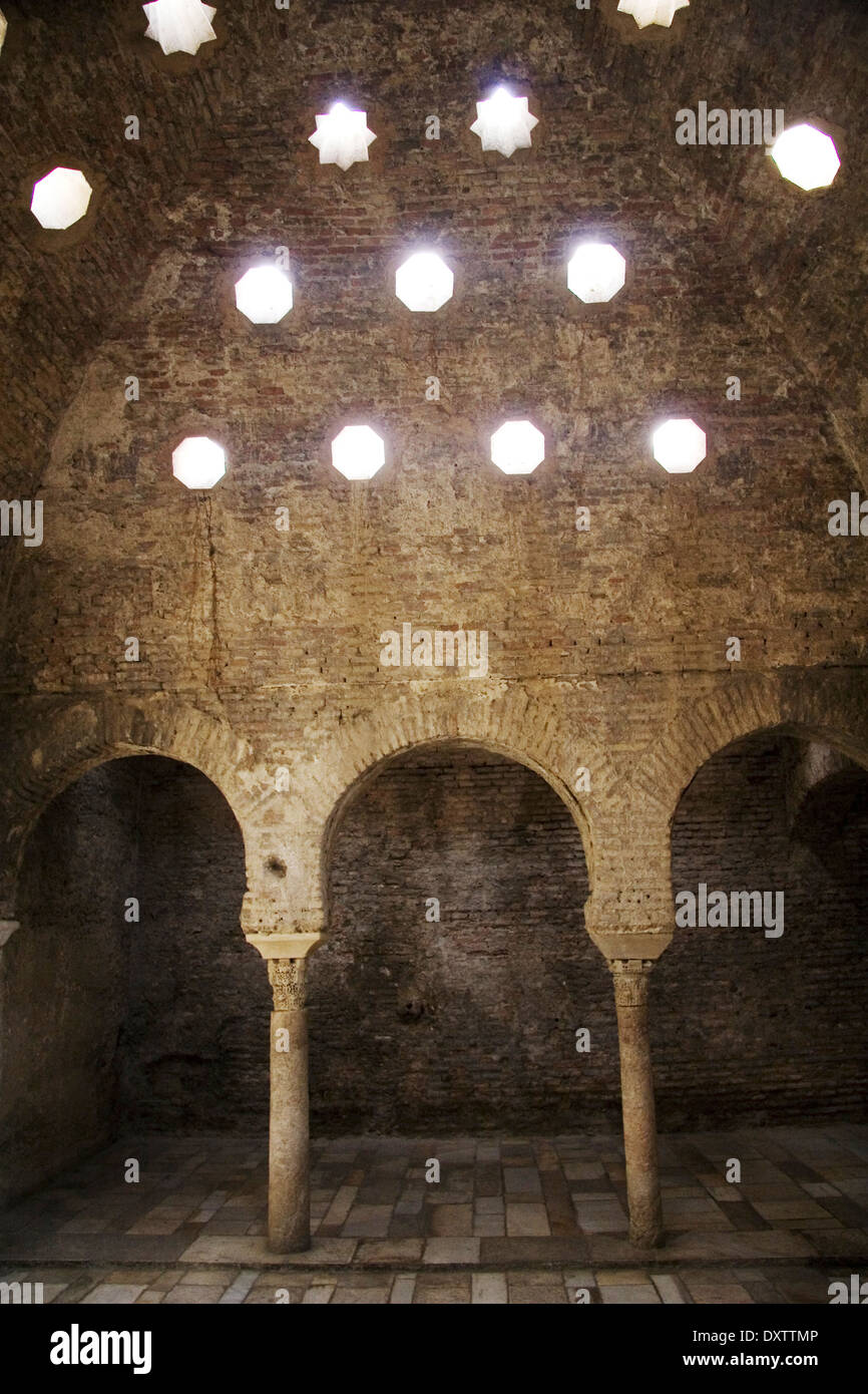 Arab bath, El Bañuelo, Granada Stock Photo Alamy