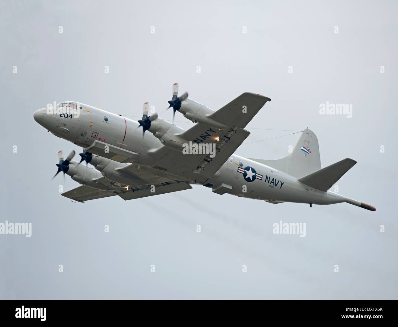 US Navy P-3C Orion Maritime Patrol Aircraft, Canada. SCO 9030. Stock Photo