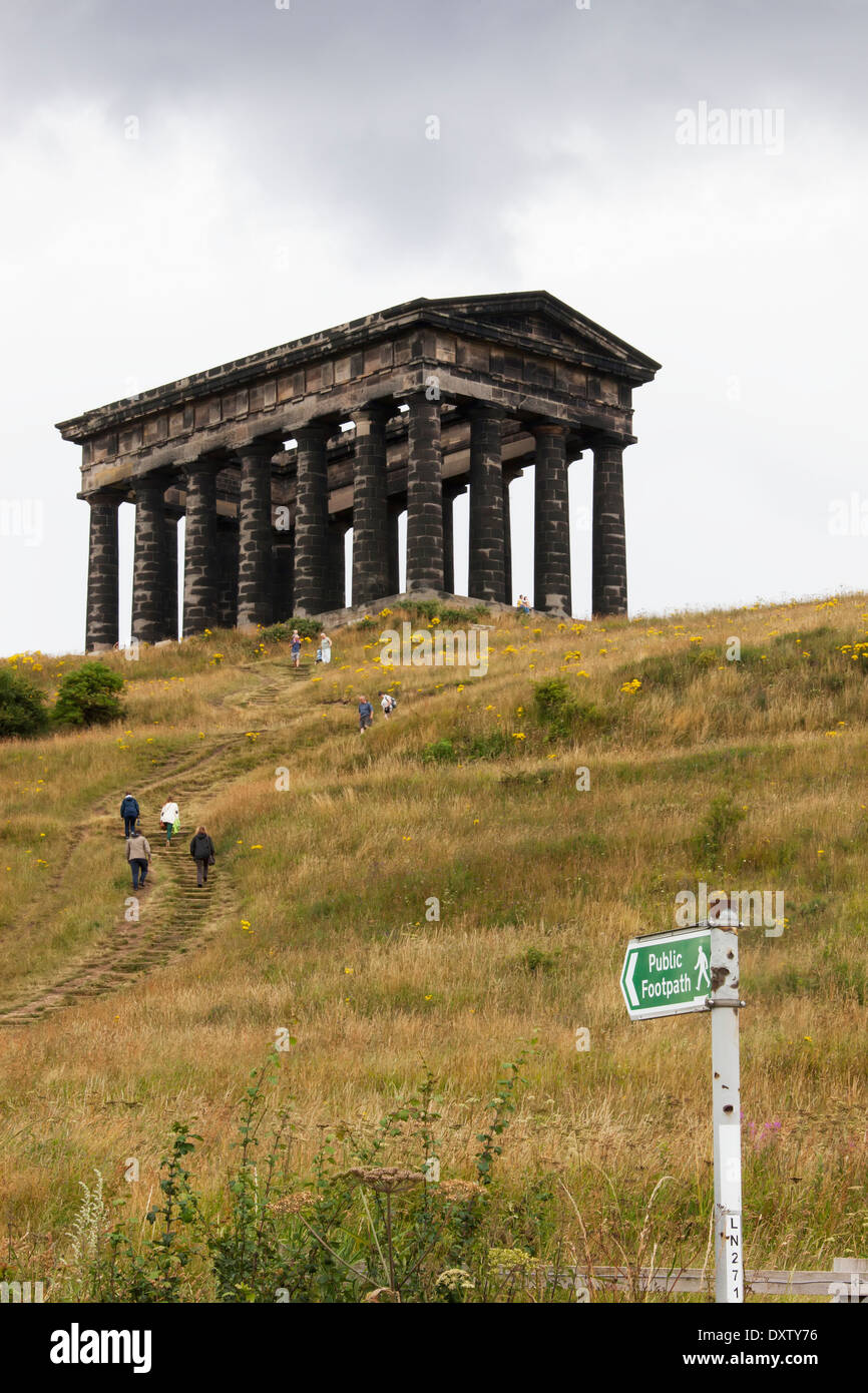 Penshaw monument; Sunderland, Tyne and Wear, England Stock Photo