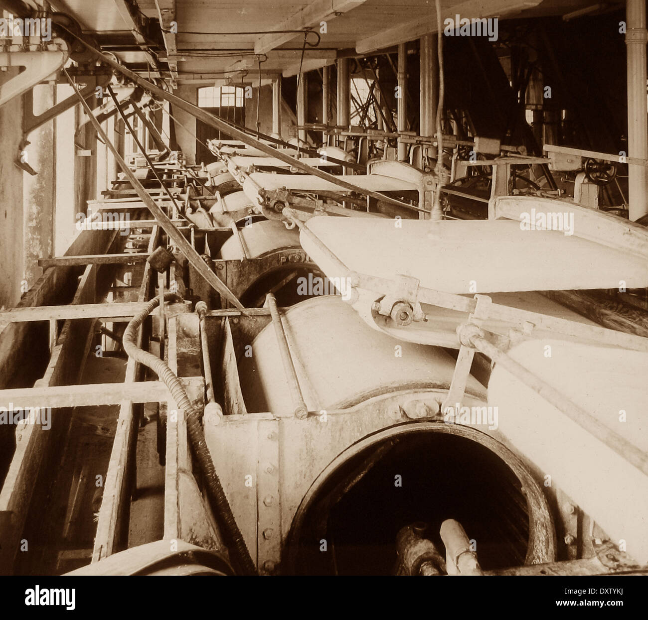 Paper Mill Norway early 1900s Stock Photo Alamy