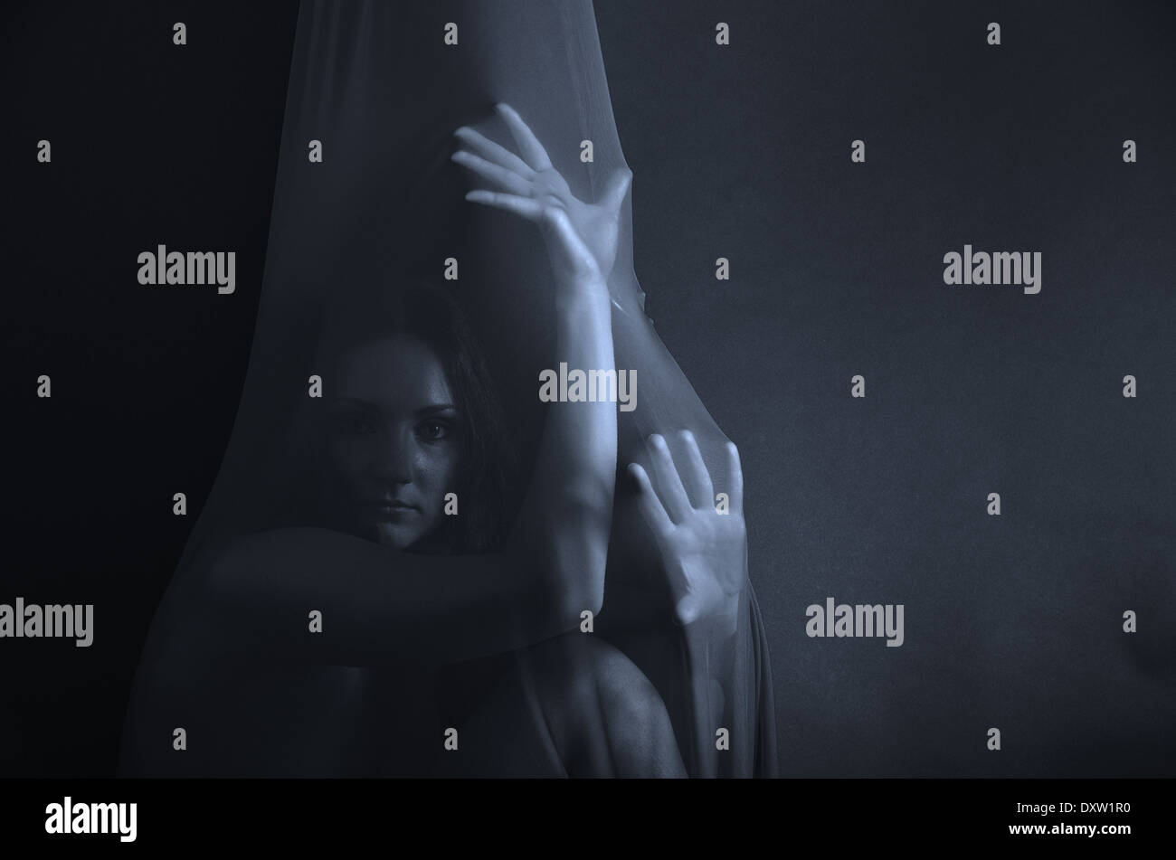 Veiled woman within hi-res stock photography and images - Alamy