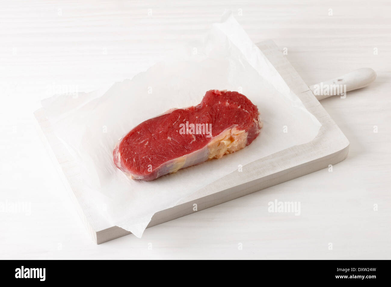 Raw beef entrecote Stock Photo Alamy