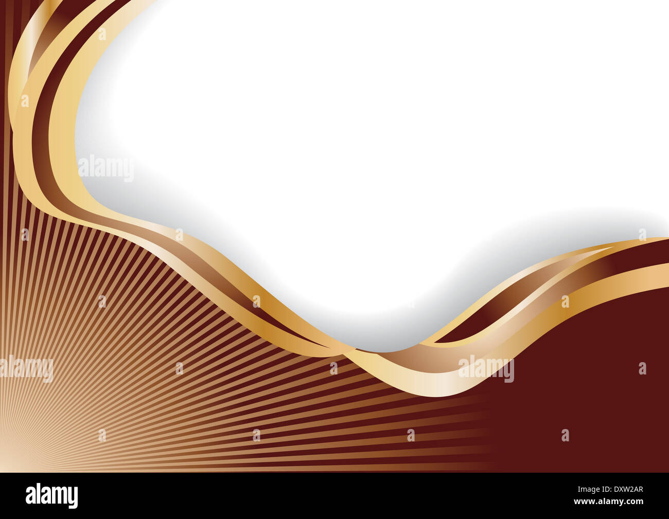 abstract chocolate wave; clipart Stock Photo Alamy