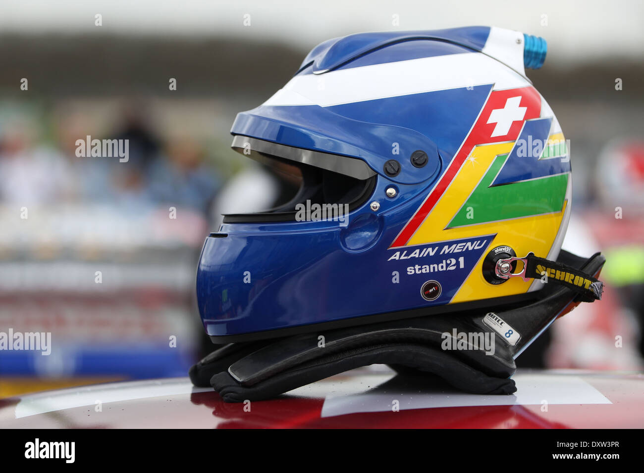 Alain Menu (SUI) CHROME Edition Restart Racing Volkswagen CC Stock Photo