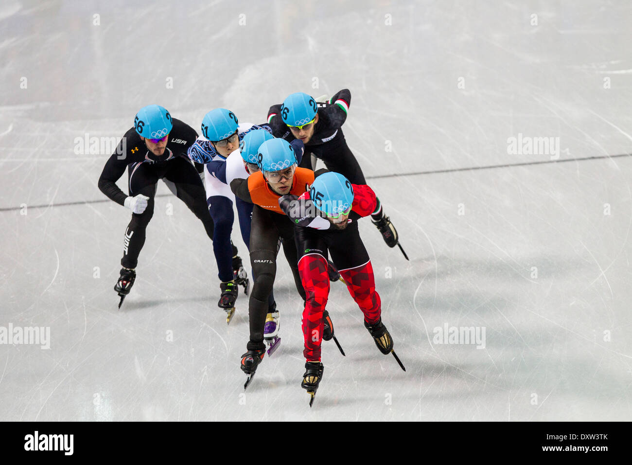 Charles Hamlin (CAN) Sjinkie Knegt (NED) competing in the Men's Short