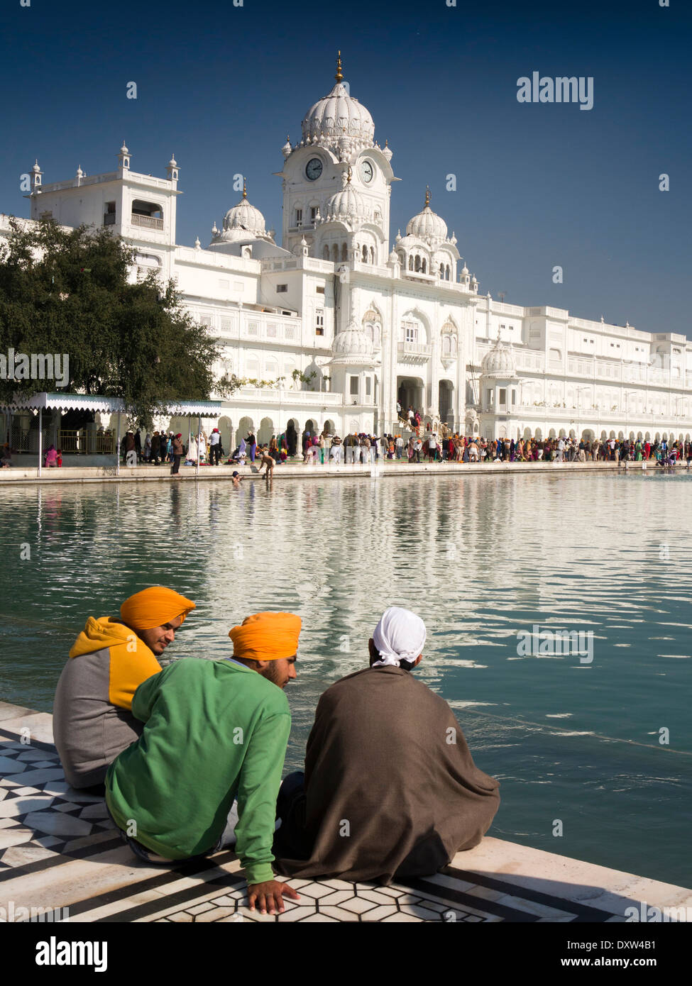 India, Punjab, Amritsar, Sri Harmandir Or Darbar Sahib, Golden Temple ...