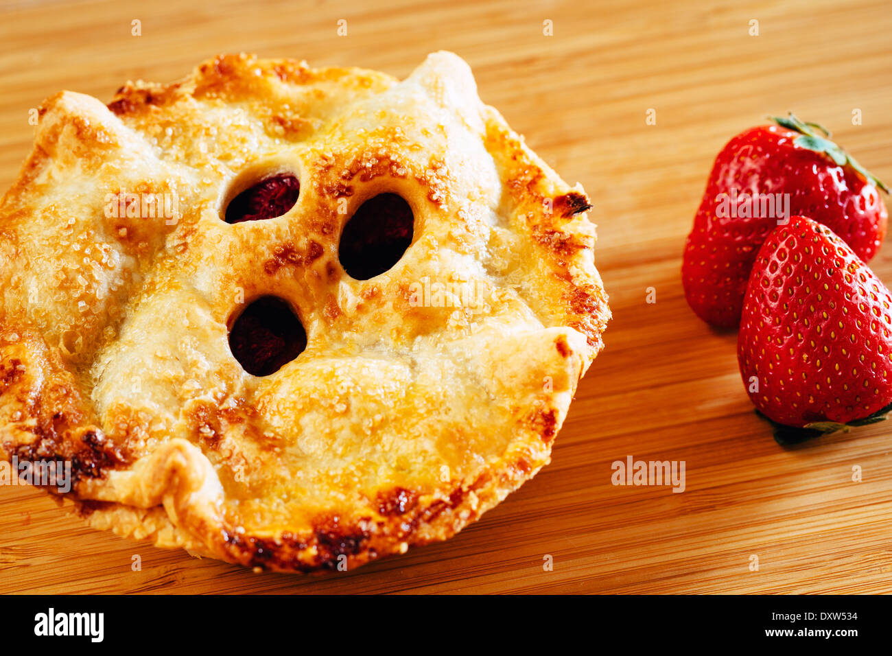 Organic Healthy All Natural Delicious Berry Pie Stock Photo Alamy