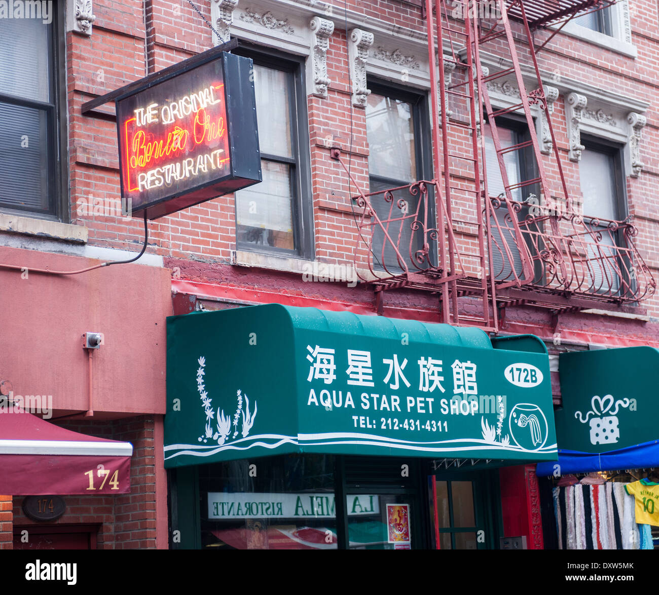 Little Italy neighborhood of New York Stock Photo Alamy