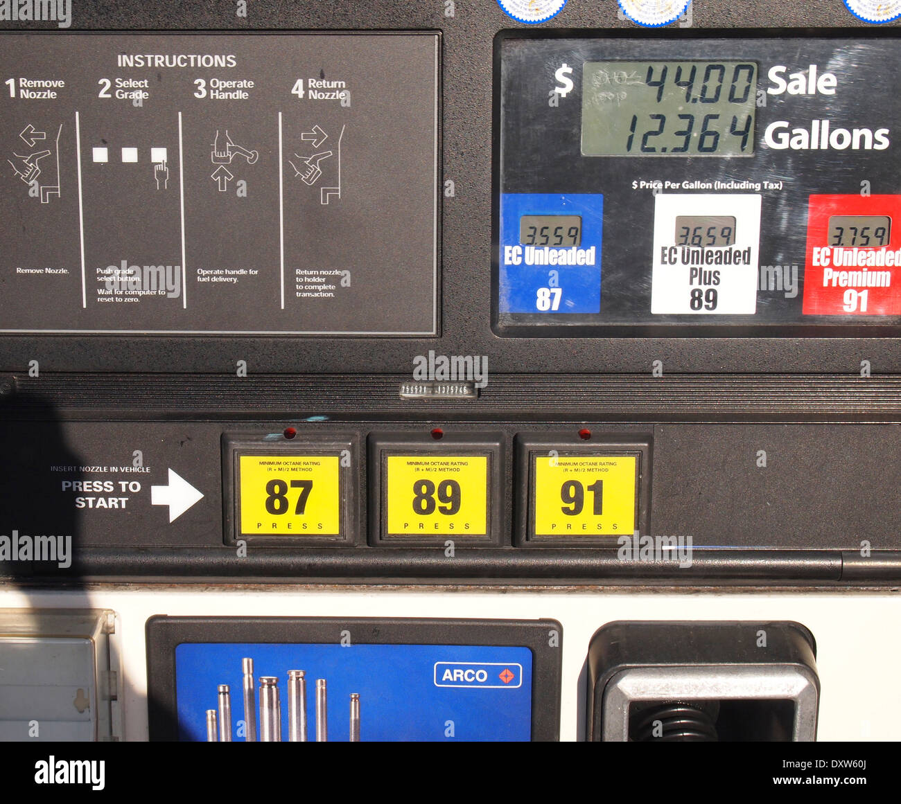 Gas pump Stock Photo