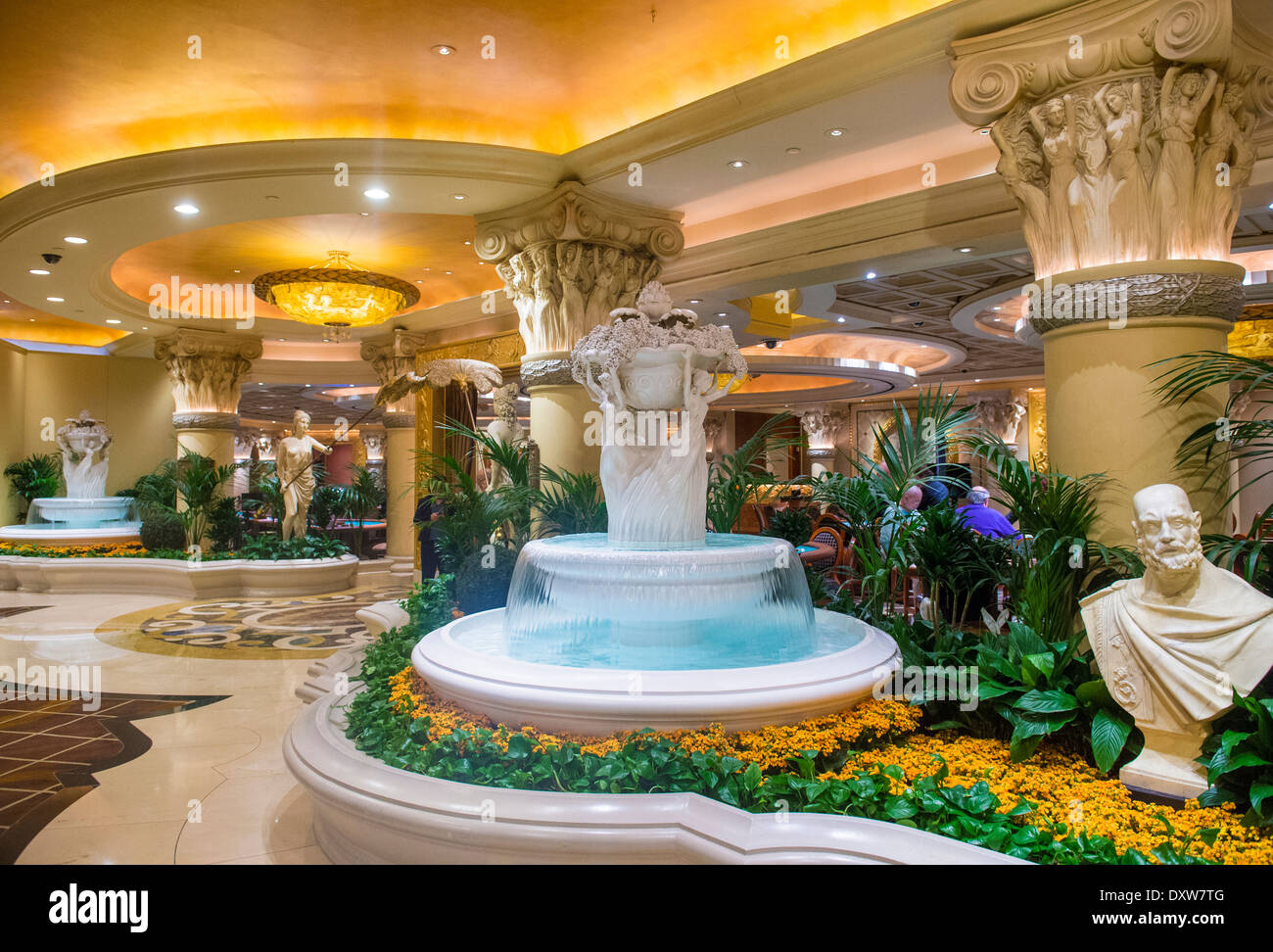 The Caesars Palace hotel and casino interior in Las Vegas Stock Photo -  Alamy