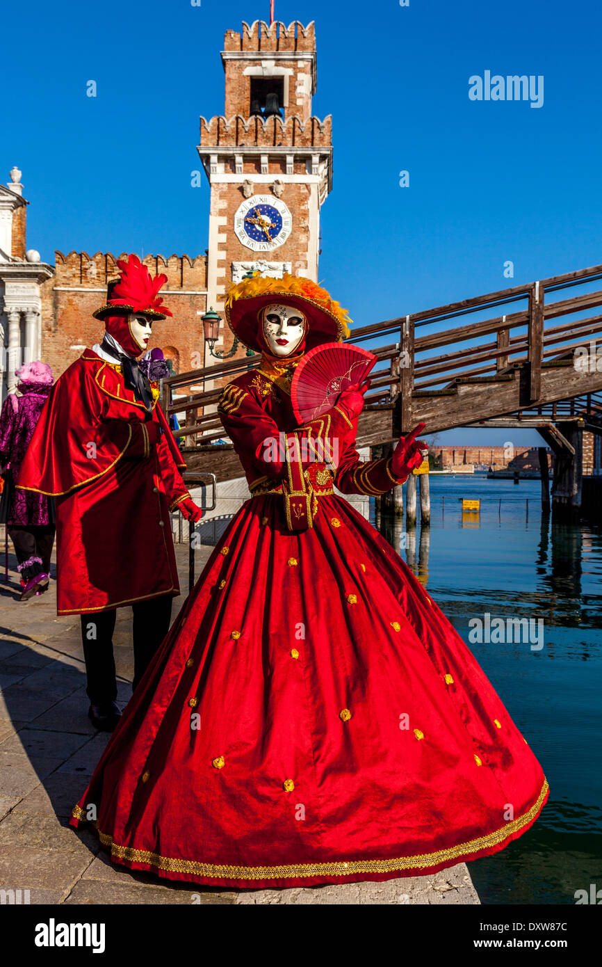 Carnival Revellers, Venice Carnival, Venice, Italy Stock Photo - Alamy