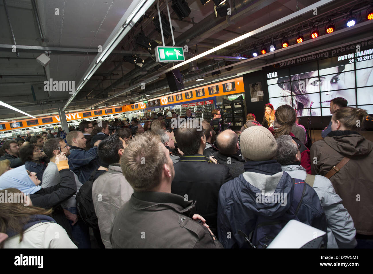 Lena MeyerLandrut promotes her new album 'Stardust' at media centre