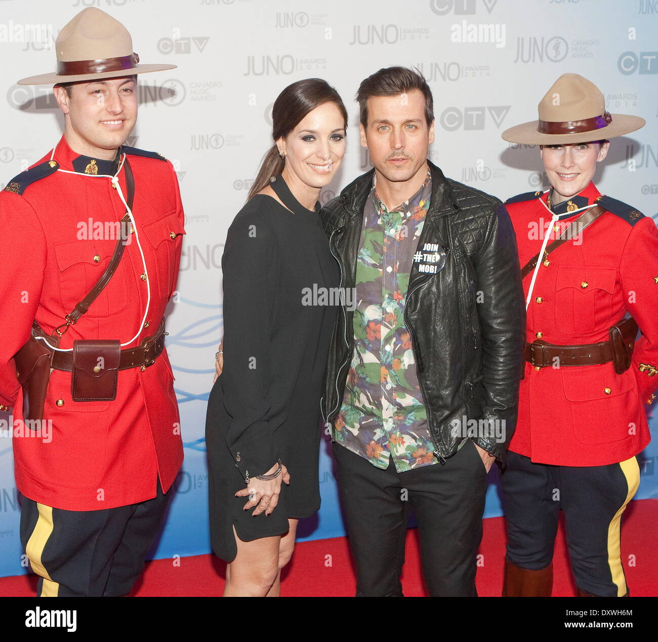 Winnipeg, Manitoba, Canada. 30th Mar, 2014. CHANTAL KREVIAZUK and RAINE