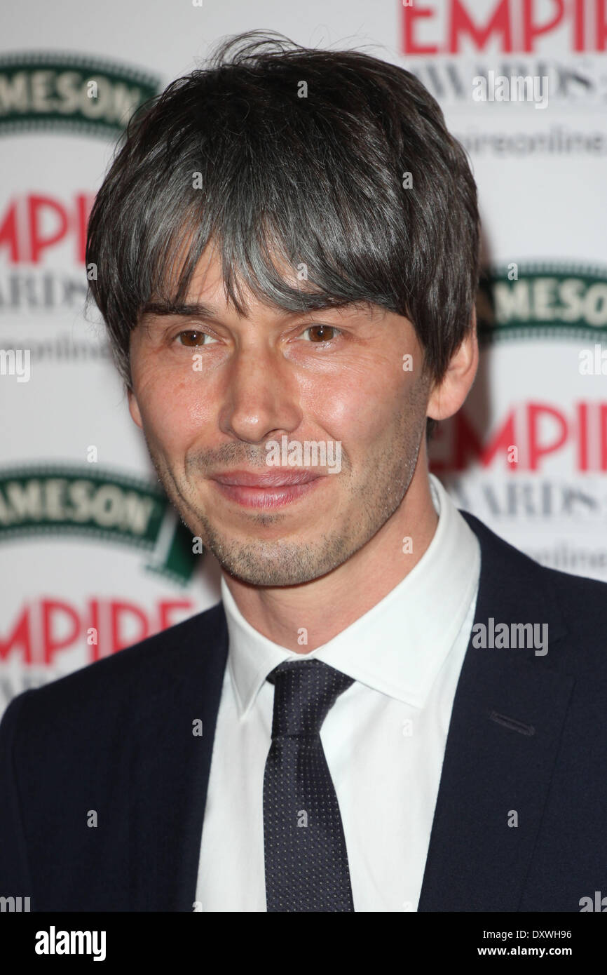 Prof. Brian Cox arriving for The 2014 Empire Film Awards, Grosvenor House Hotel, London. 30/03/2014 Stock Photo