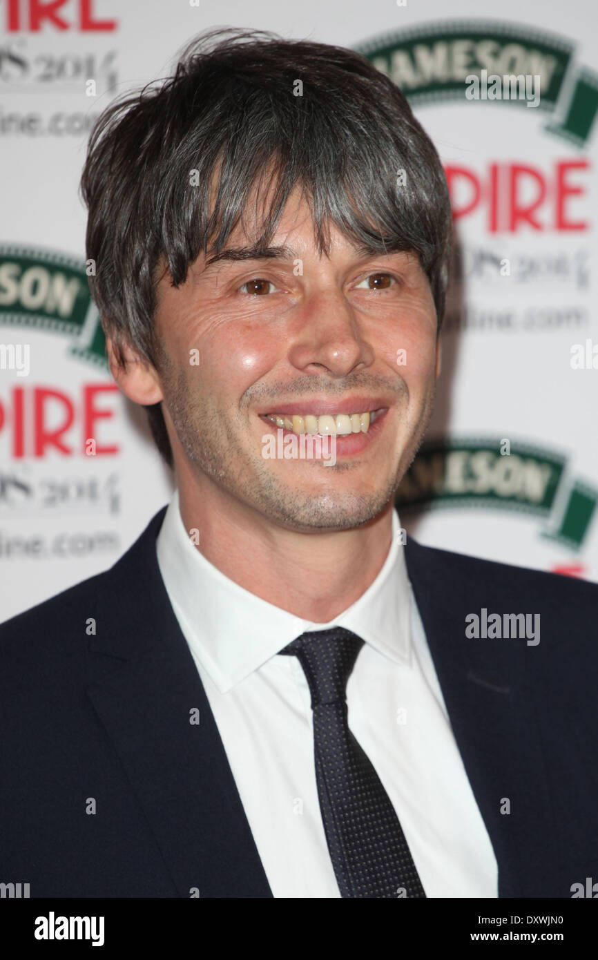 Prof. Brian Cox arriving for The 2014 Empire Film Awards, Grosvenor House Hotel, London. 30/03/2014 Stock Photo