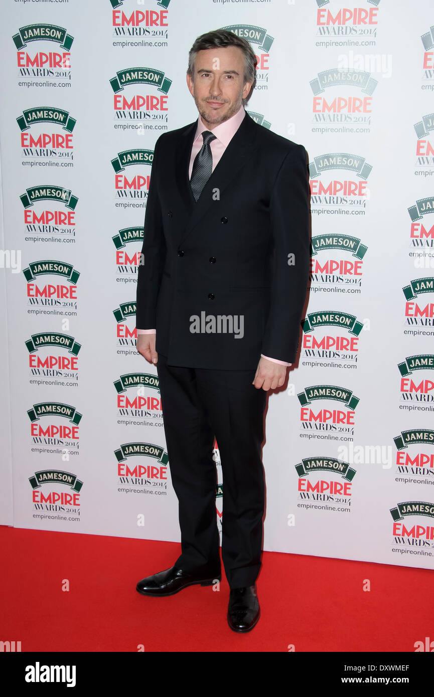Steve Coogan arrives for the Empire Awards Stock Photo - Alamy