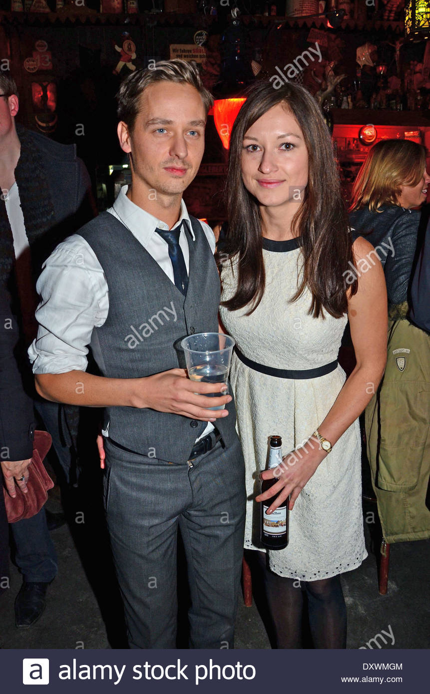 Tom Schilling and his girlfriend Annie Mosebach at the Stock Photo ...