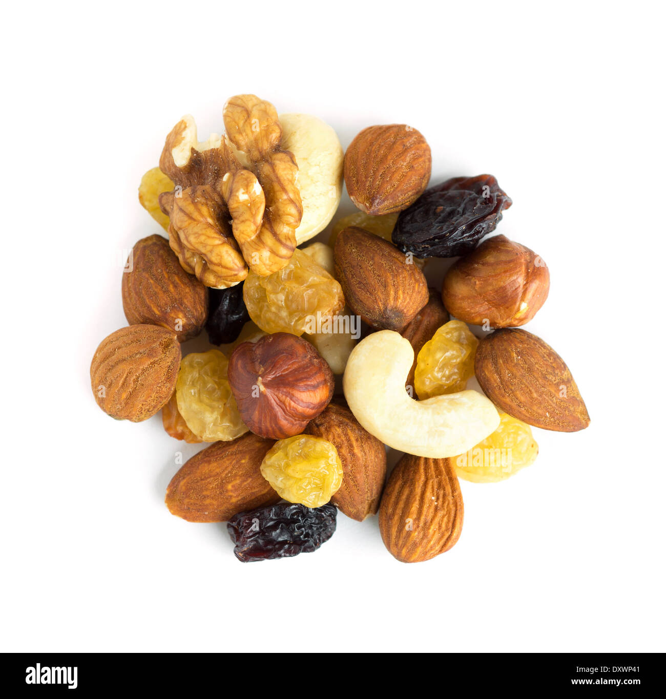 Healthy dried fruits and nuts Stock Photo Alamy