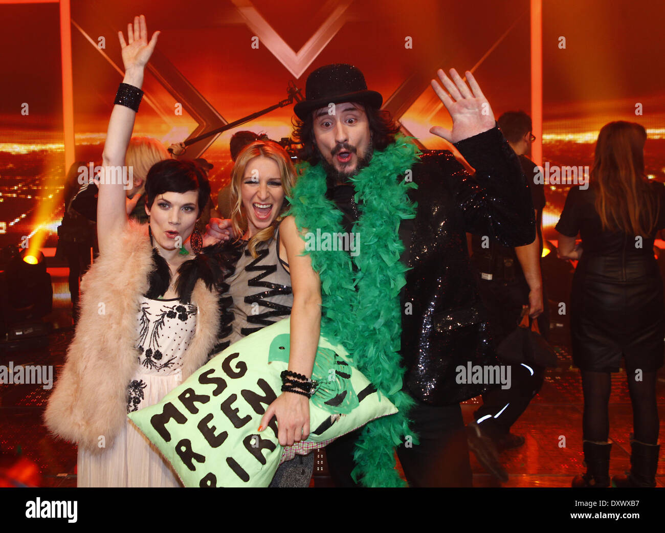 Mrs. Greenbird Sandra Nasic at the finale of German VOX TV show "X