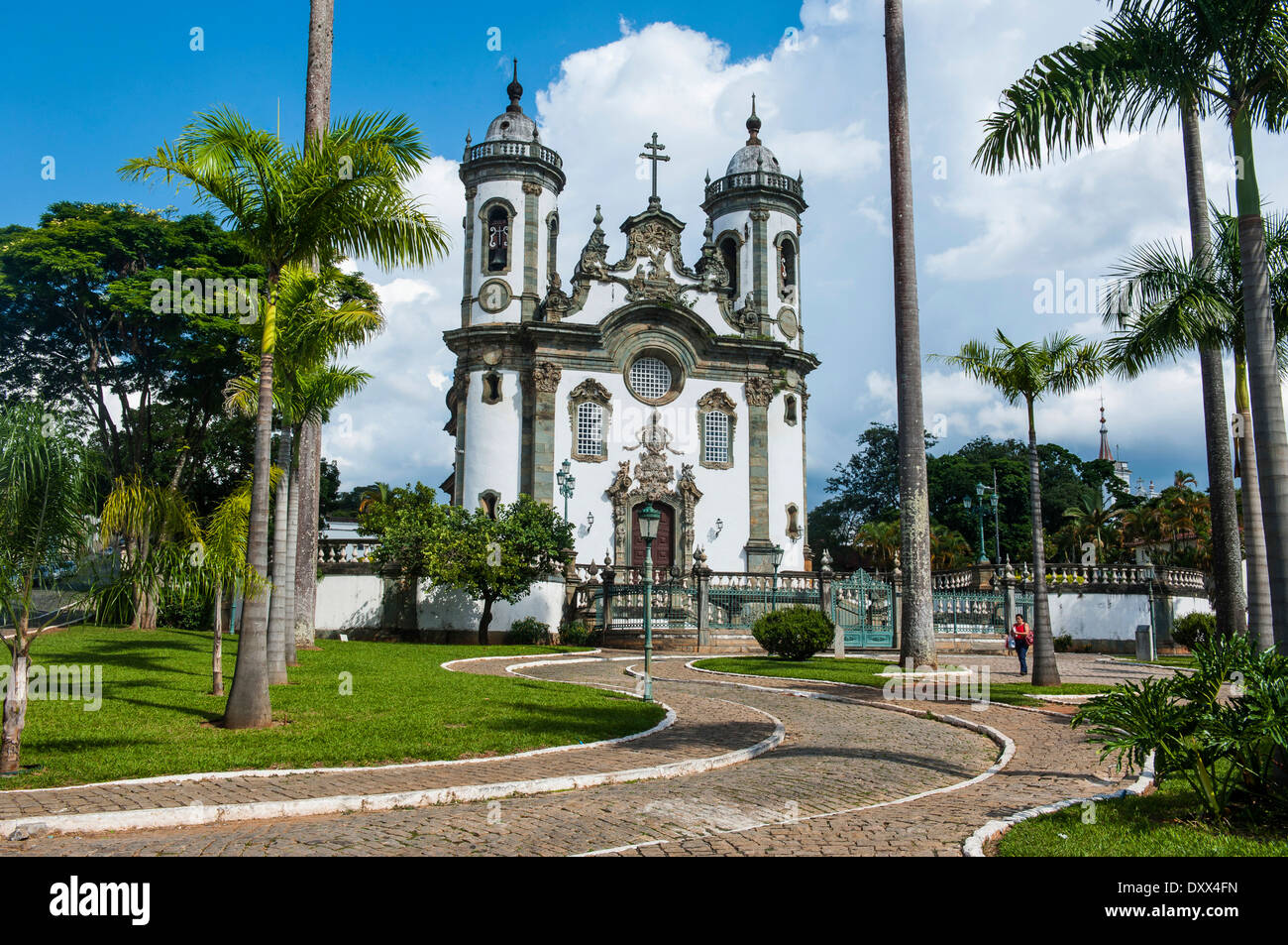 Church São Francisco de Assis, São João del Rei, Minas Gerais, Brazil Stock Photo