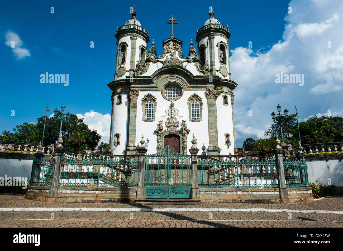 Church São Francisco de Assis, São João del Rei, Minas Gerais, Brazil Stock Photo