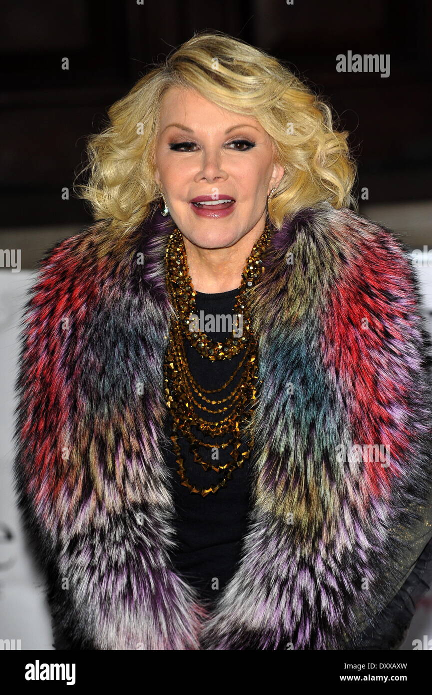 Joan Rivers The Princes' Trust Comedy Gala at Royal Albert Hall London