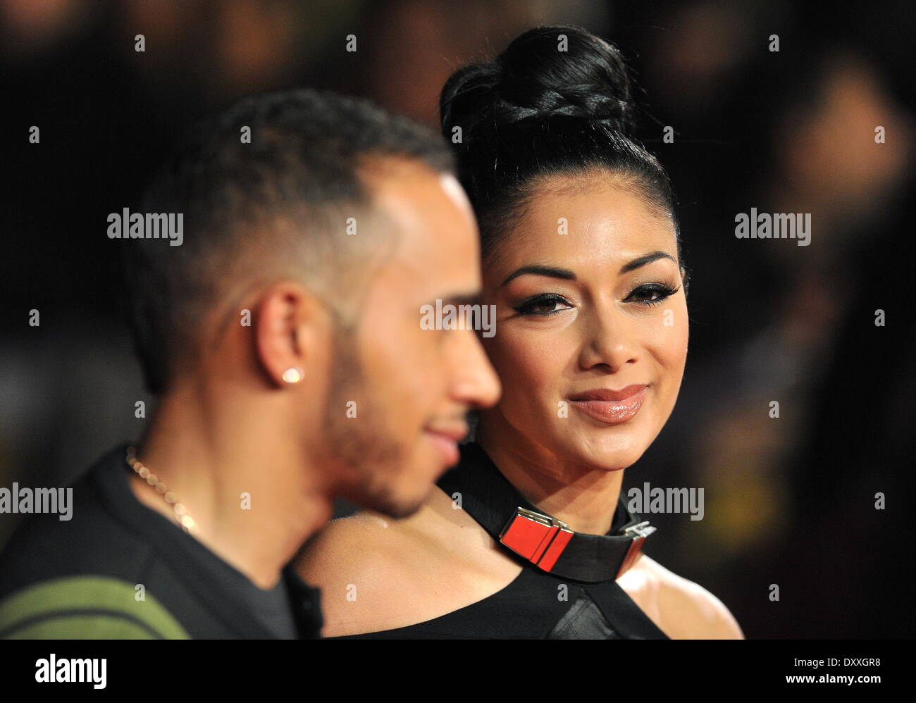Lewis Hamilton and Nicole Scherzinger 'Jack Reacher' UK film premiere