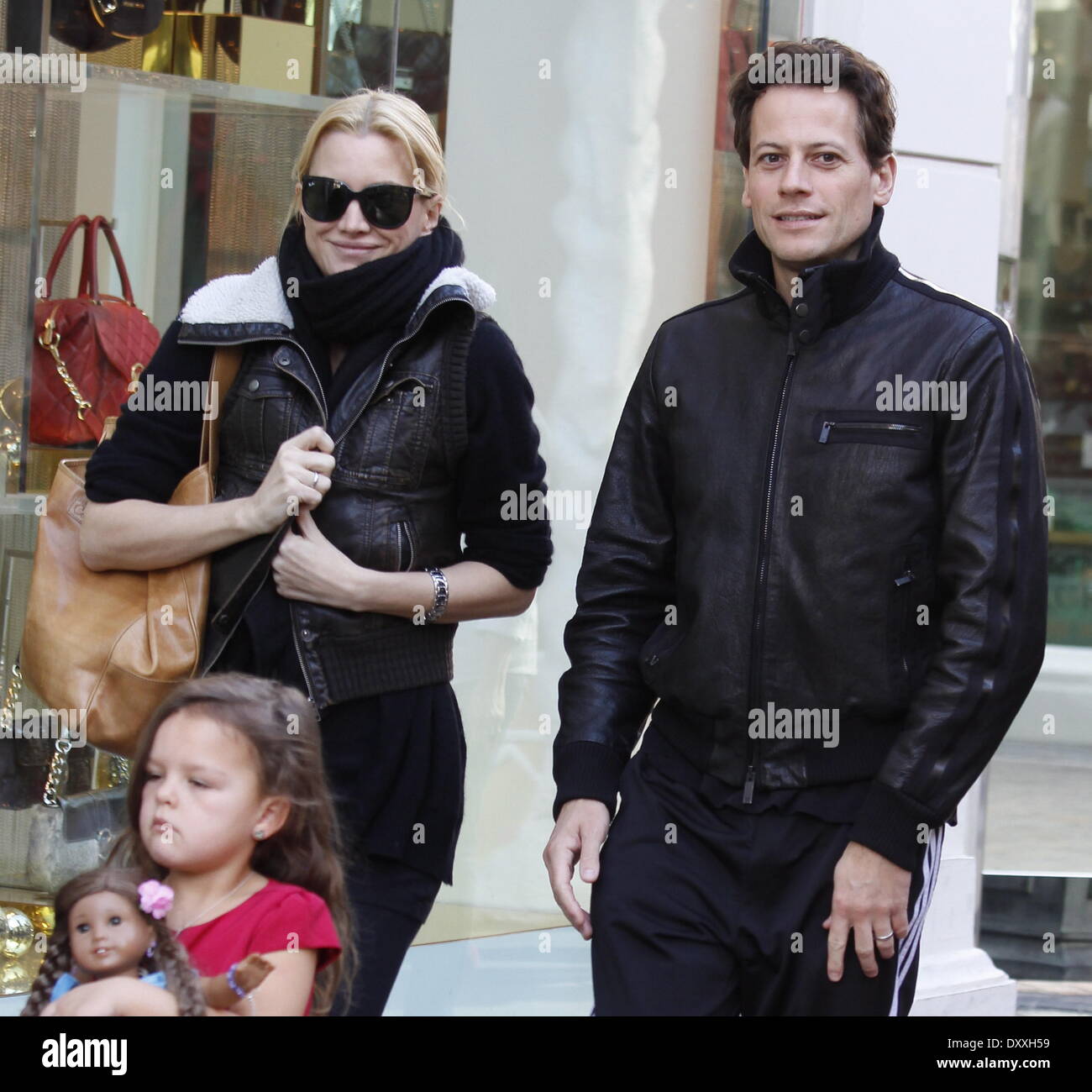 Ioan Gruffudd And His Wife Alice Evans Seen Leaving The Theater At The Grove Los Angeles California 10 12 12 Featuring Ioan Gruffudd And His Wife Alice Evans When 10 Dec 2012 Stock Photo Alamy