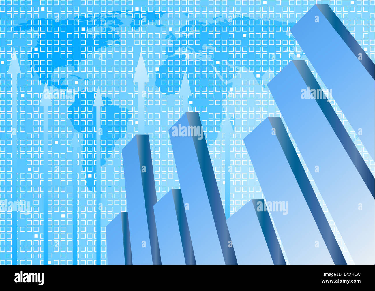 Vector background with diagram; clip-art Stock Photo - Alamy