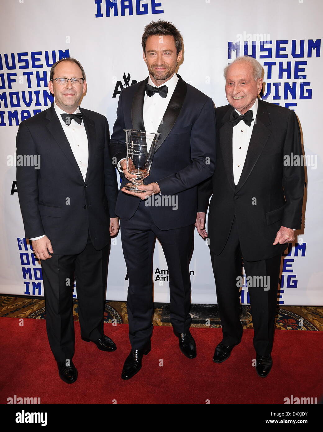 Hugh Jackman Carl Goodman Herbert S. Schlosser The Museum Of Moving Images  Salute to Hugh Jackman at Cipriani Wall Street Featuring: Hugh Jackman,Carl  Goodman,Herbert S. Schlosser Where: New York City United States