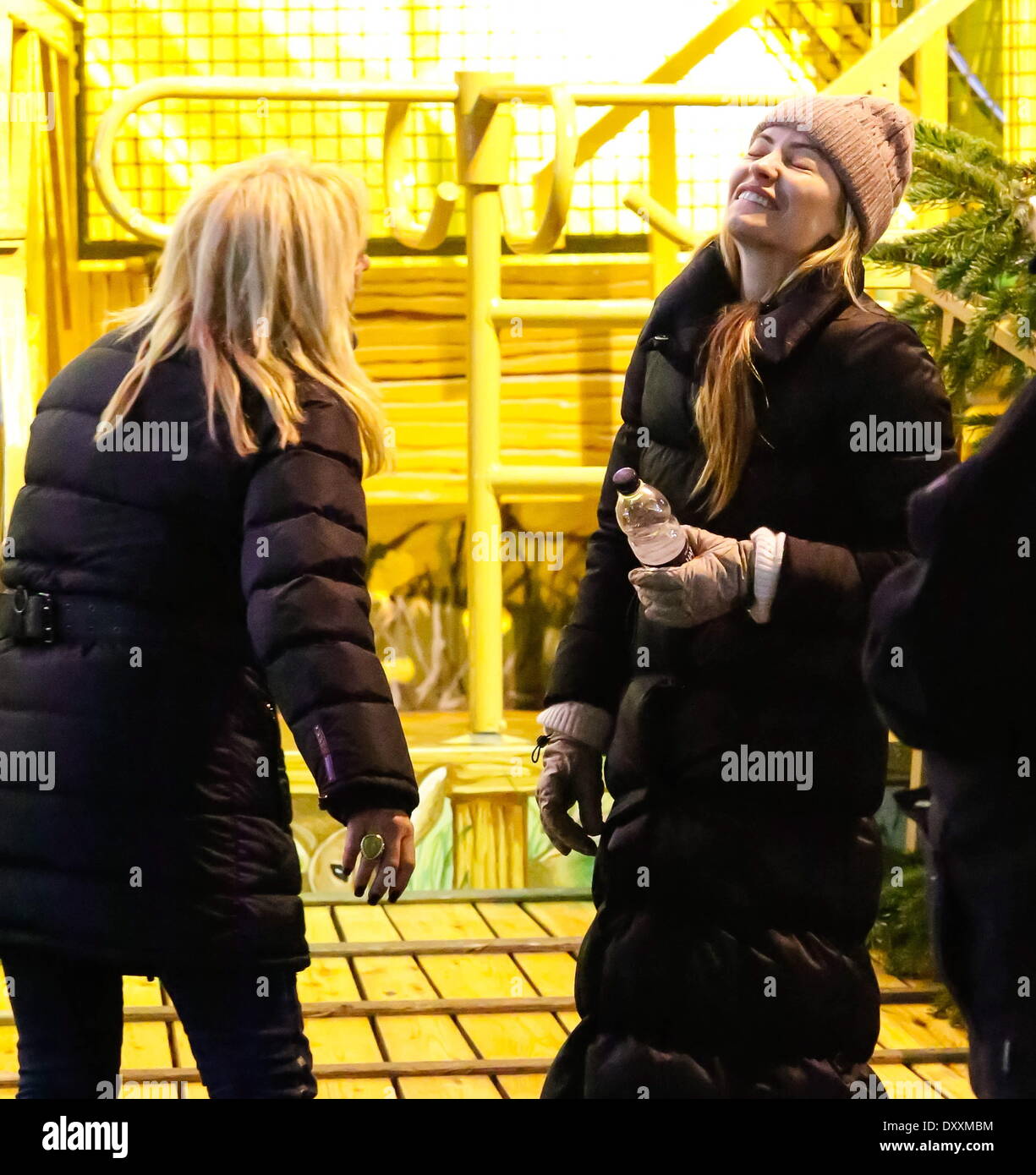 Elen Rivas visits Hyde Park's Winter Wonderland with her daughters Luna ...
