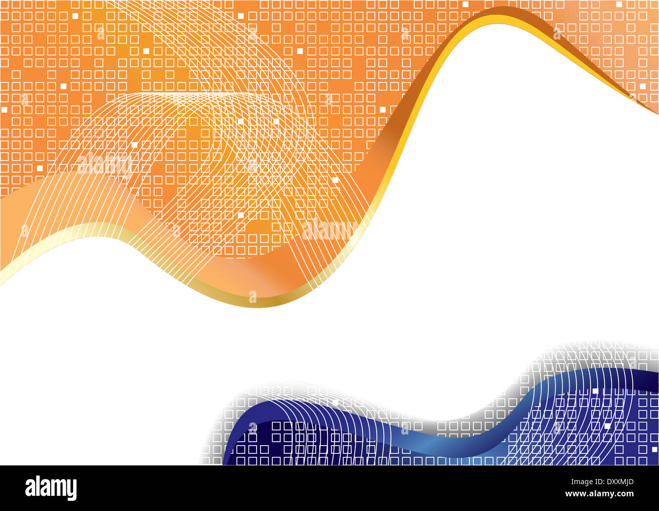 Vector abstract orange and blue background; clip-art Stock Photo - Alamy