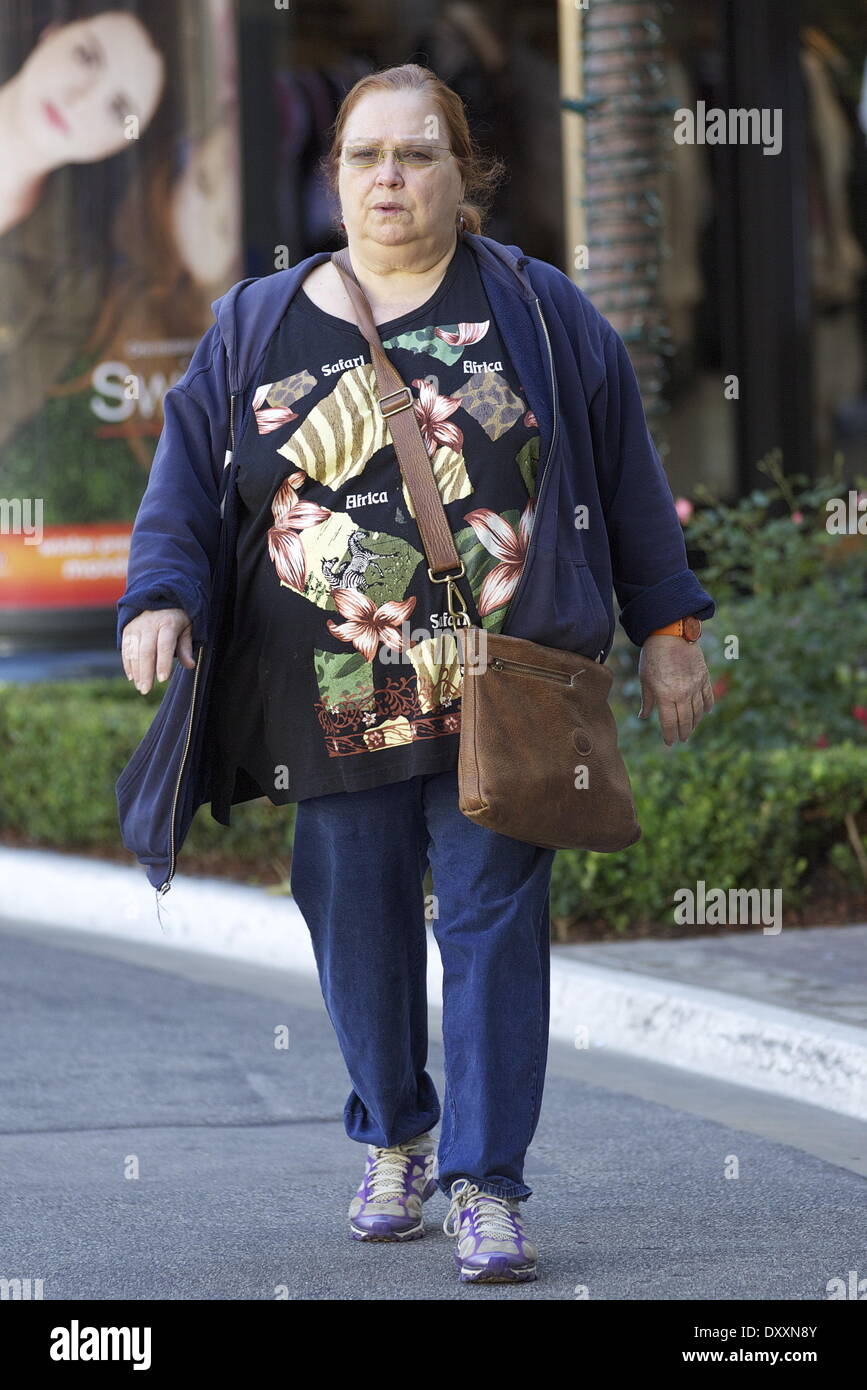 Conchata Ferrell dressed casually as she shops at The Grove for