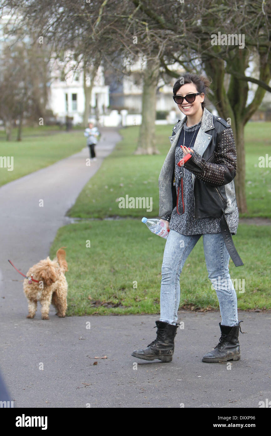 Daisy Lowe Gwen Stefani and her family take a walk in Primrose Hill