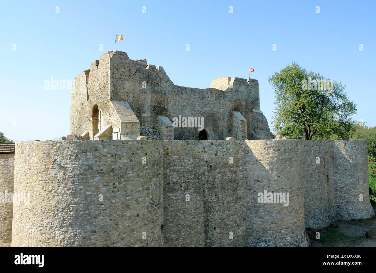 Neamt Citadel Ruins and Museum.Romania Editorial Photo - Image of