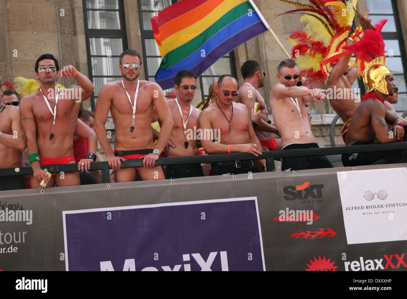 Christopher Street Day in Cologne, Germany. Stock Photo