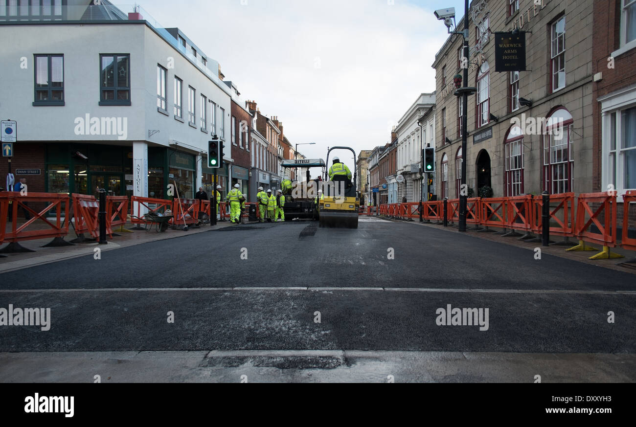 Warwick high street hires stock photography and images Alamy