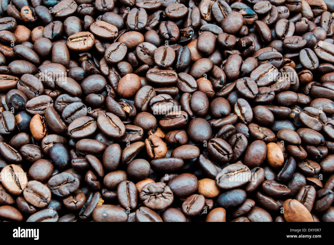 Roasted coffee in bulk Stock Photo Alamy