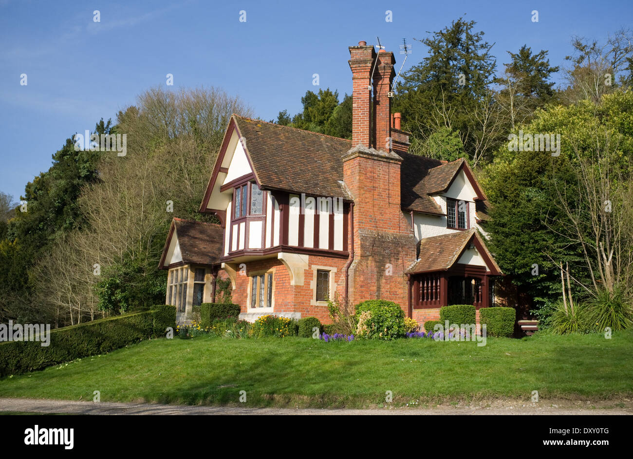 Riverside Cottage at Cliveden, Buckinghamshire -1 Stock Photo