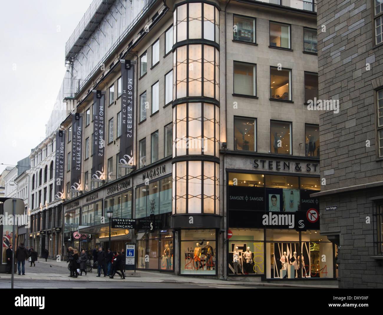 Steen og Strøm, a traditional shopping magazine in central Oslo Norway, a  wide variety of fashion shops inside Stock Photo - Alamy