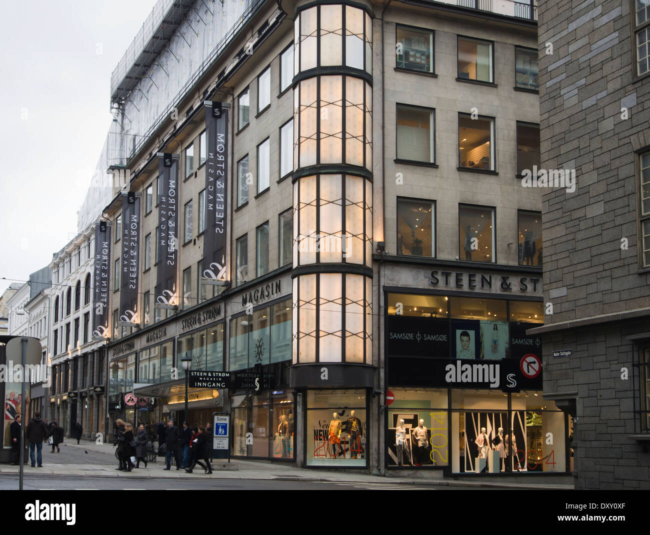 Steen og Strøm, a traditional shopping magazine in central Oslo Norway