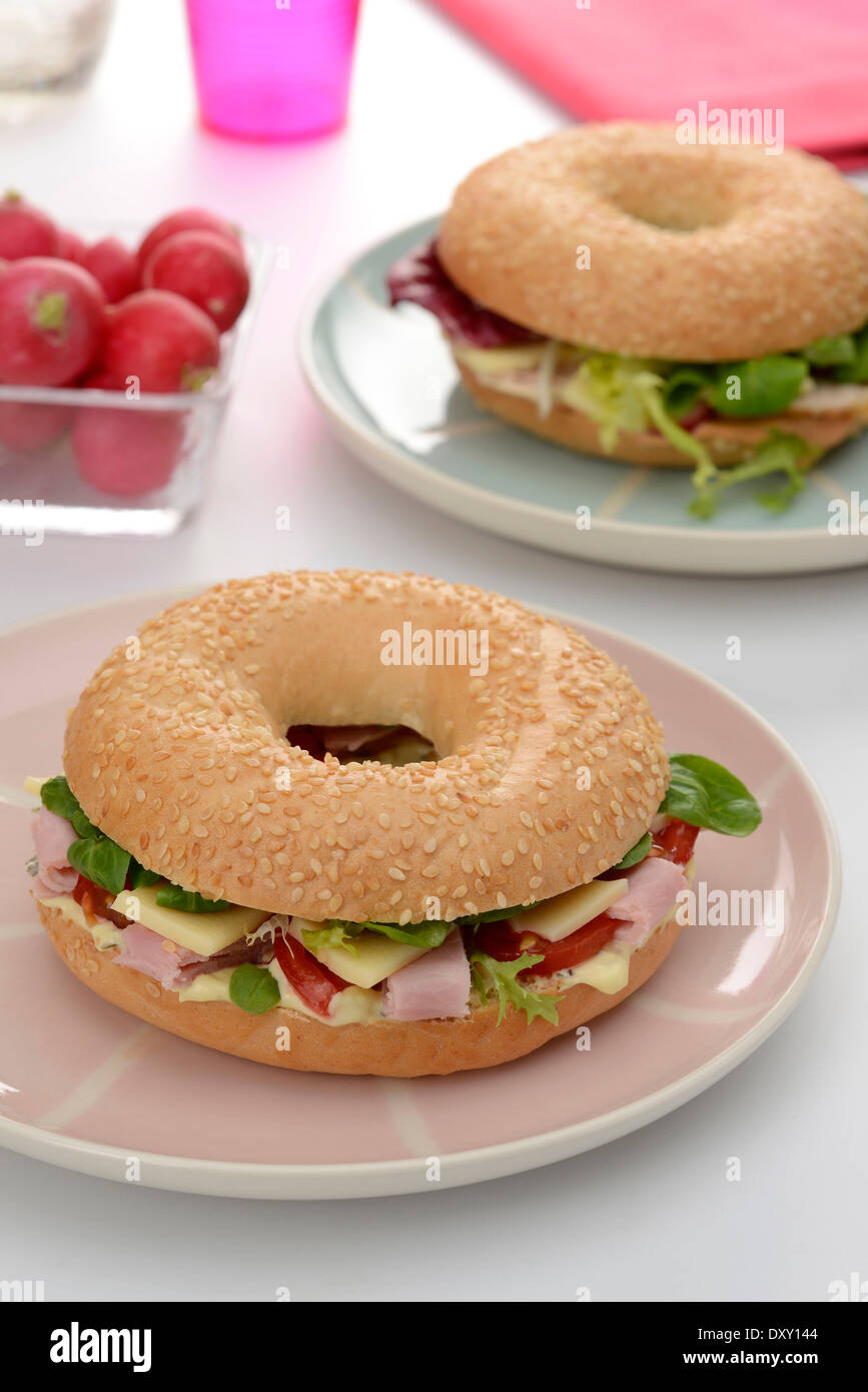 Bagel express hires stock photography and images Alamy