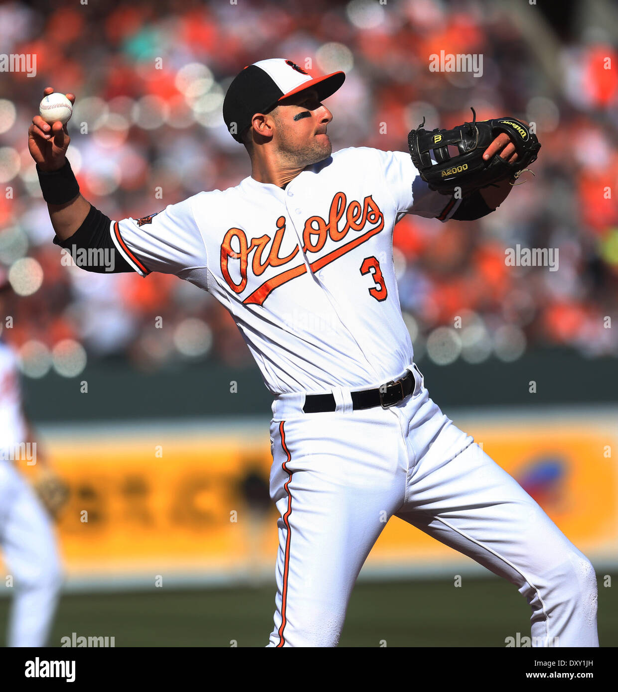 Baltimore orioles third baseman ryan hires stock photography and