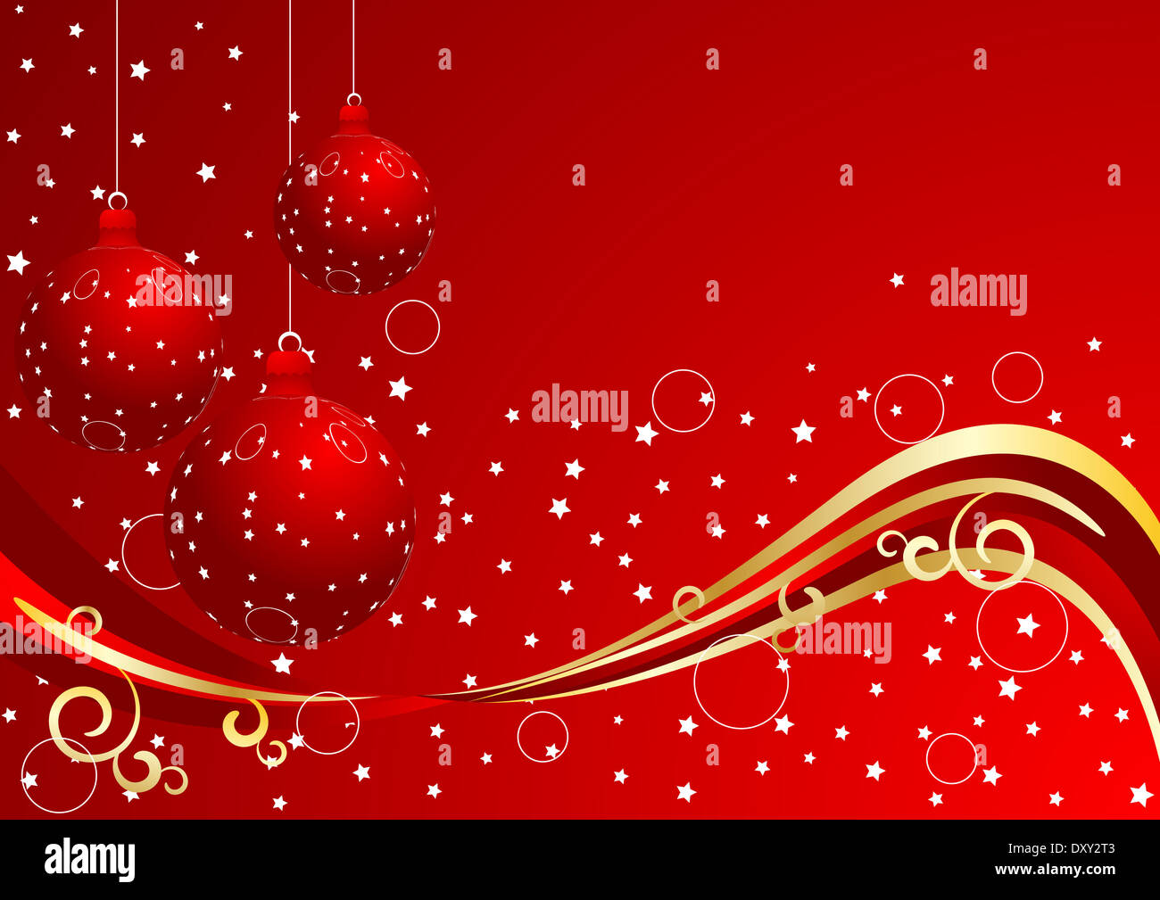 Vector xmas background; clip-art Stock Photo - Alamy