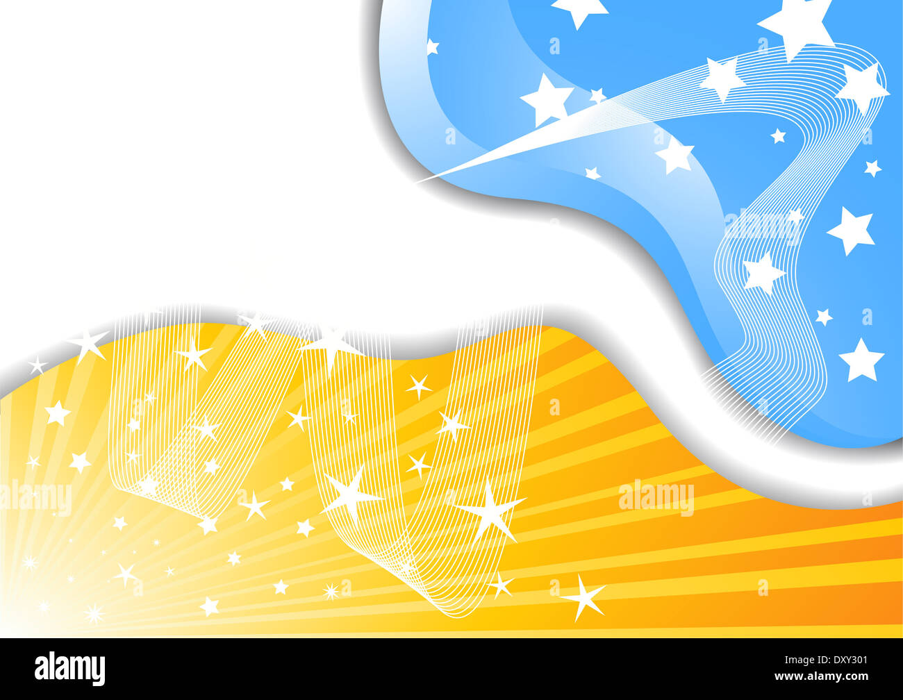 Vector background with star; clip-art Stock Photo - Alamy