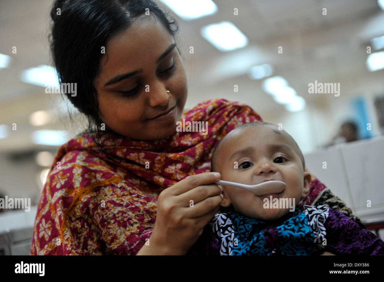 Dhaka, Bangladesh 1st April 2014 Patients of diarrhea cases