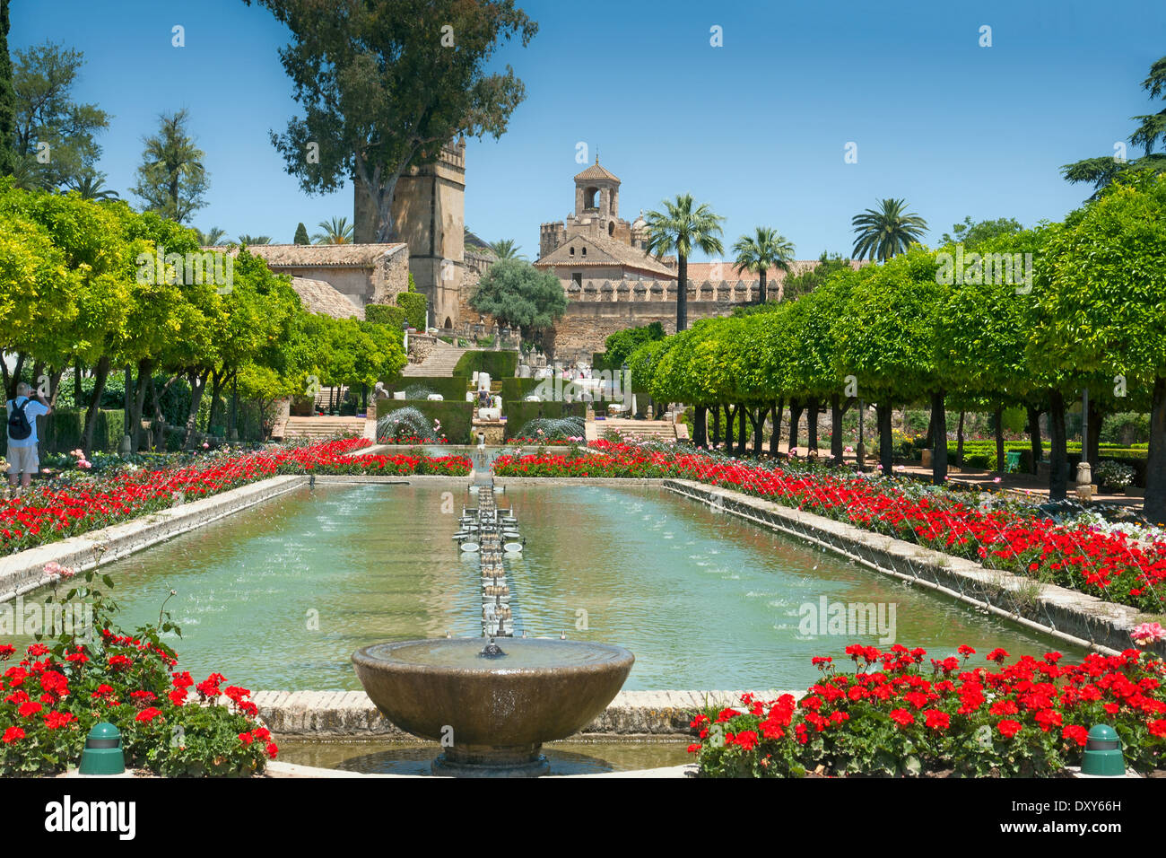Alcázar de los Reyes Cristianos, Cordoba,Andalucia,Spain. Stock Photo