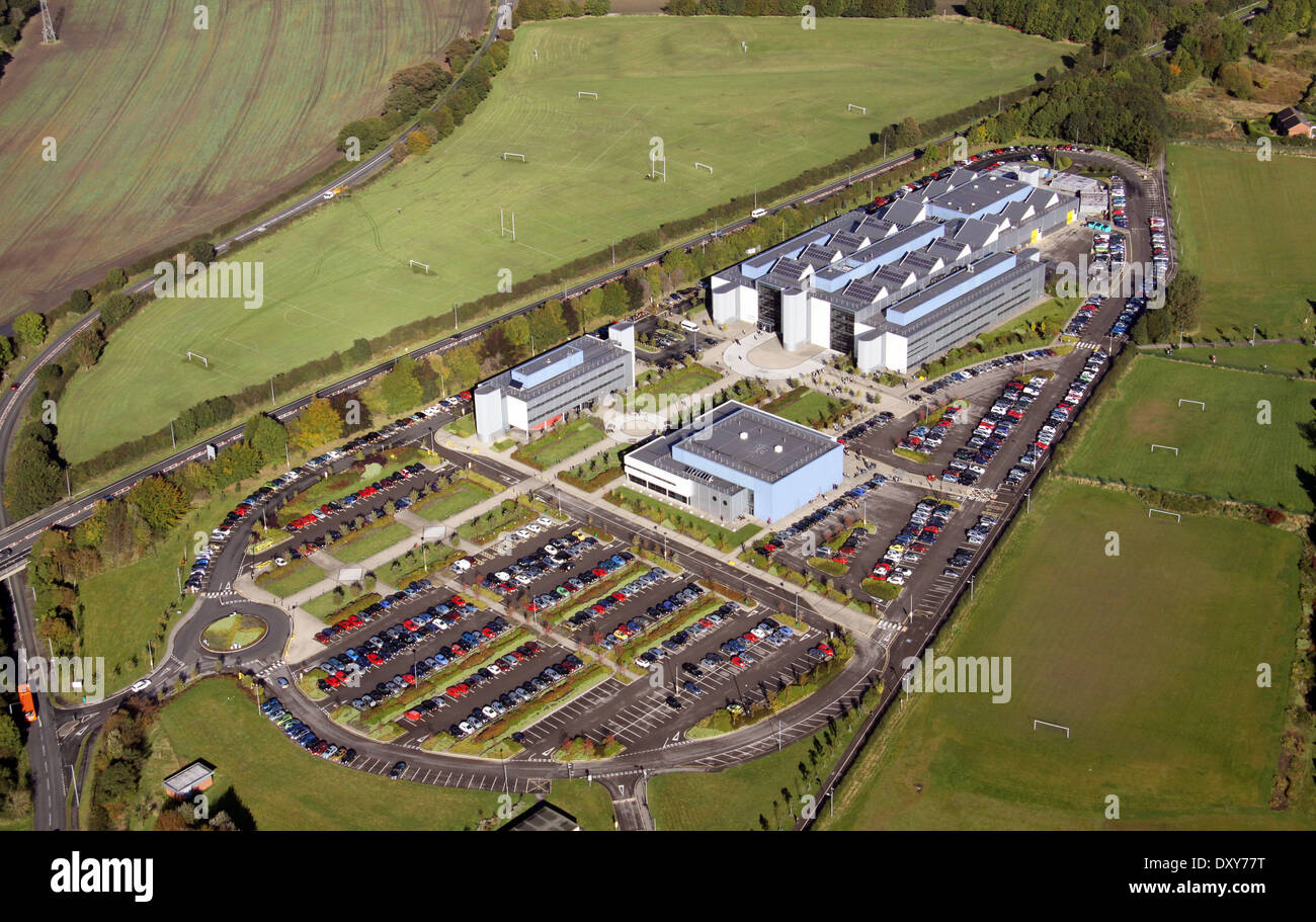 aerial view of the University New College Durham Stock Photo Alamy